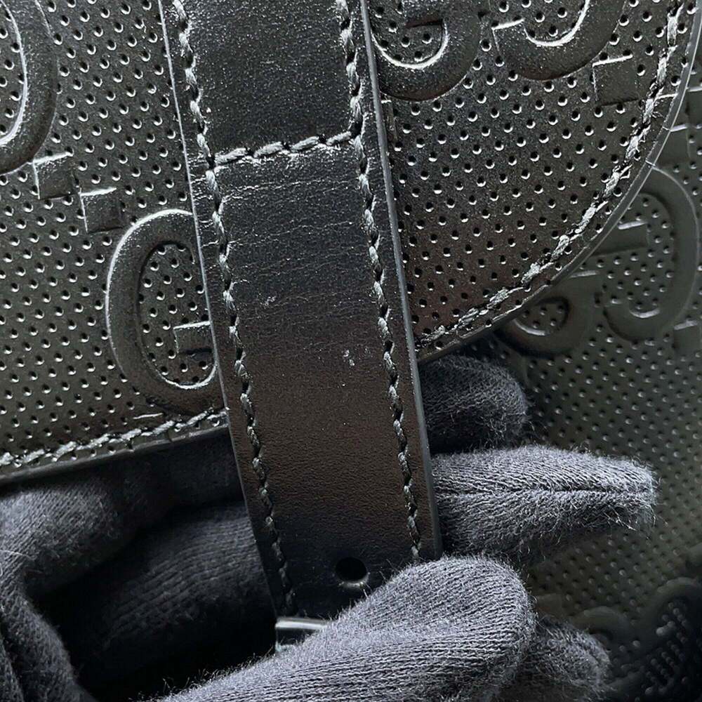 Gucci GG embossed backpack 625770 GUCCI handbag black - Picture 8 of 13